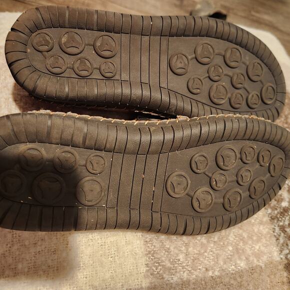 Menico 100% CAOUTCHOUC Sewn Brown Leather Slip On Sport Shoe Sz 46 Mens 12 - Picture 5 of 6